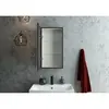 Art&Max AM-TEC-350-650-1D-L-DS-F-NERO Зеркало-шкаф с подсветкой