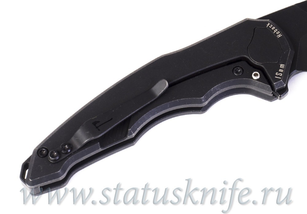 Нож Hoback OneSam Ti CPM-20CV DLC All Black