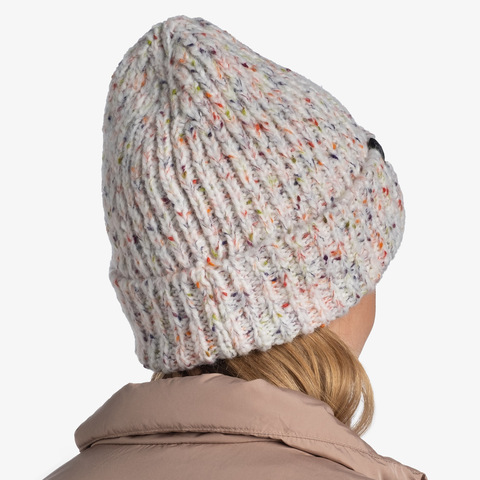Картинка шапка-бини Buff Hat Knitted Polar Kim White - 3