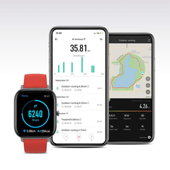Смарт часы Amazfit GTS A1914 Vermillion Orange
