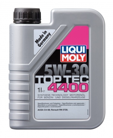 Моторное масло LIQUI MOLY Top Tec 4400 5W-30, RN 0720, синтетическое, 1л