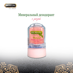 Дезодорант Минеральный Hemani с Розой (алюминиевые квасцы) 70 г