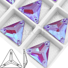 Купить оптом в интернет-магазине неоновые стразы Neon Violet AB, Triangle