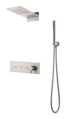 Boheme Fusion 130-NB Встроенная душевая система, цвет: никель фото