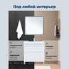 Aquanet 348182 Тумба с раковиной Слим 80 напольная 2 ящ. цв.белый сатин (348182)