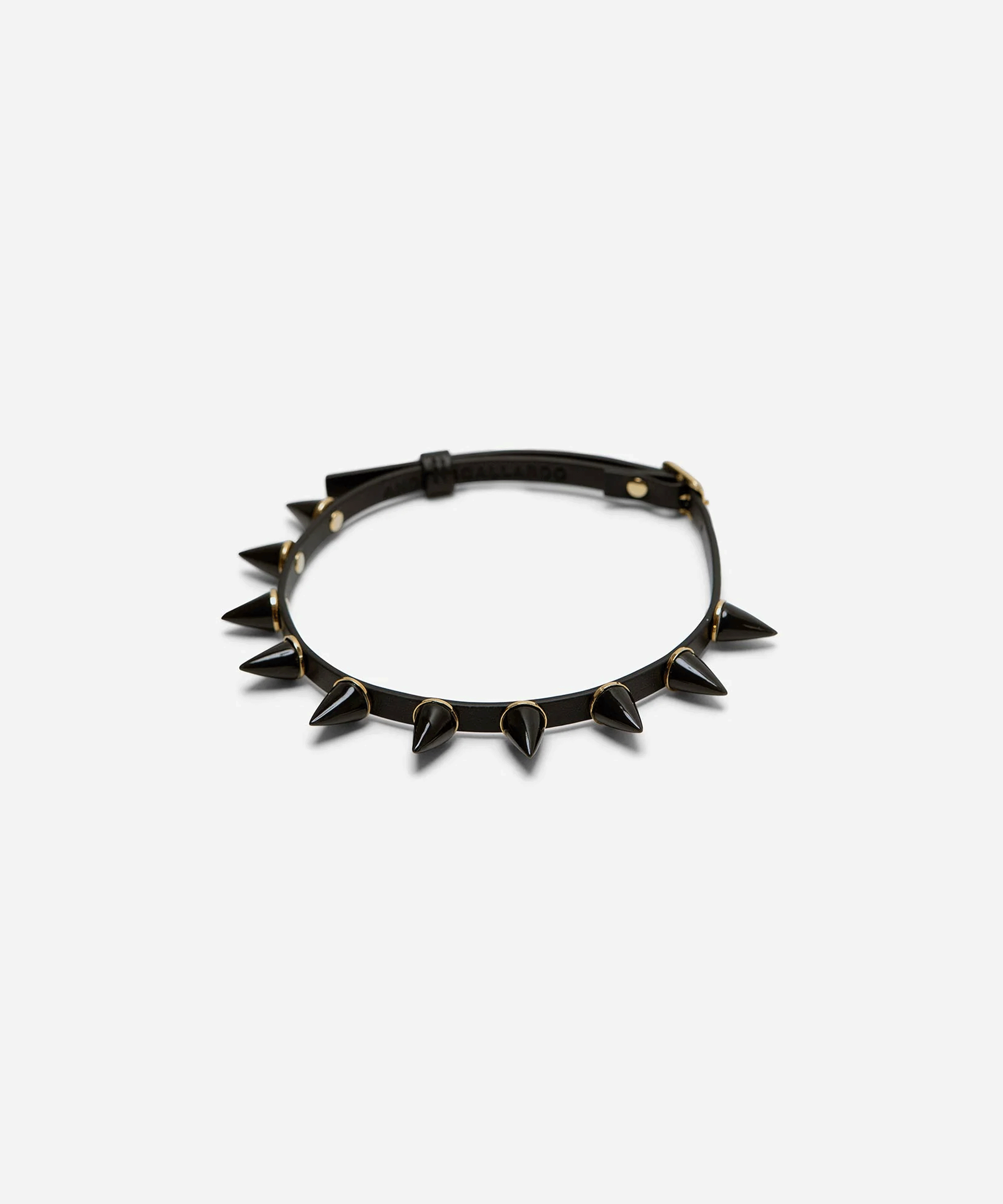 Чокер MINI SPIKE BLACK LEATHER BLACK
