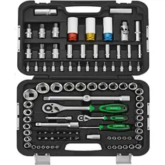 Набор головок 1/4” и 1/2” 98 предметов HIKOKI 774004