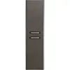 BelBagno DUE-1500-2A-SC-GM-P DUE Шкаф подвесной с двумя распашными дверцами с доводчиками, с двумя полками, универсальный ,Оружейная сталь, 400x300x1500