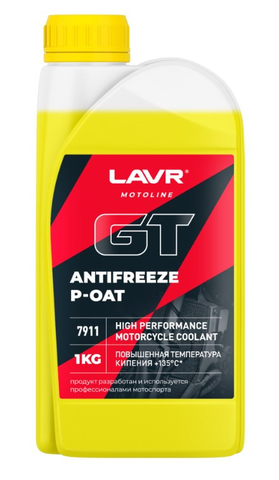 Охлаждающая жидкость Lavr Moto GT P-OAT 1л.