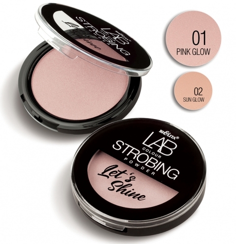 LAB colour Пудра-стробинг Let`s Shine тон 01 pink glow Белита