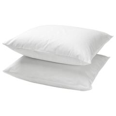 Набор наволочек IKEA DVALA (ДВАЛА), Белый, 50х80 см, 2 шт