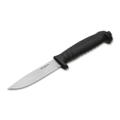 Фото Нож с фиксированным клинком Boker Knivgar Black, сталь 420A, рукоять пластик
