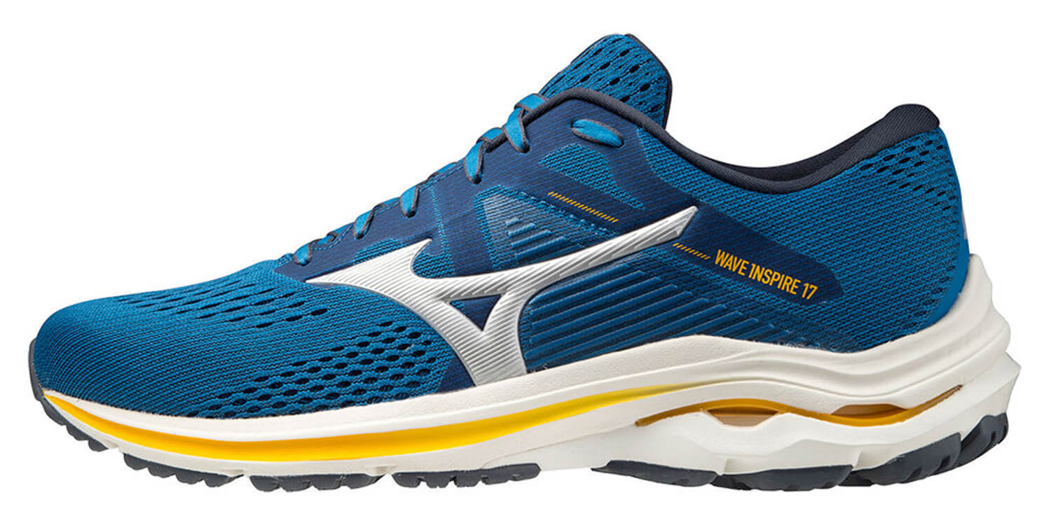 Mizuno Wave Inspire 17 кроссовки для бега мужские синие - 5