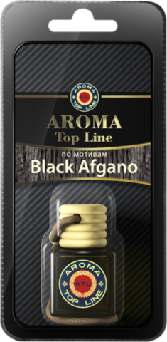 Aroma Top Line Ароматизатор в стеклянном флаконе Black Afgano