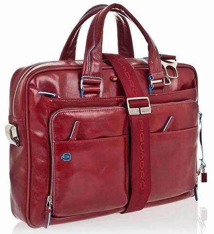 Сумка Piquadro Blue Square CA2849B2/R,, красный, кожа натуральная