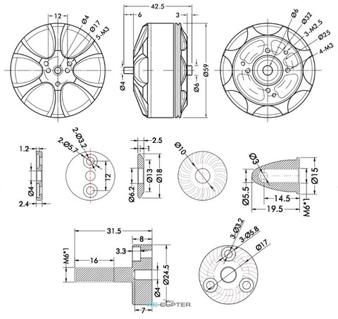T-Motor MN5212 KV420