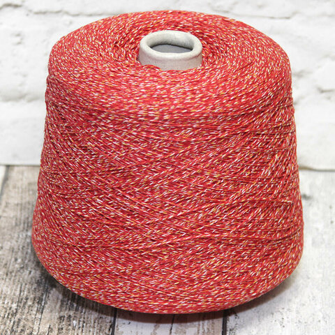 Хлопок фасонный LINEAPIU / UPCYCLE 330 красный