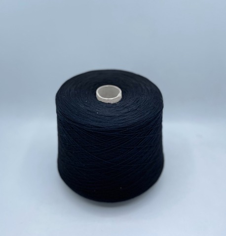 Бобинная пряжа (пр.Италия),art-Lambswool 1500м/100гр,100%Ягненок, цвет-Черный , арт.28325
