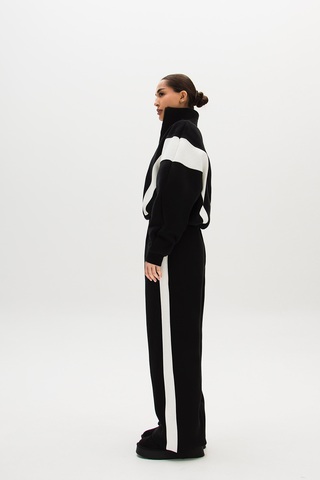 Брюки-палаццо VINTAGE WARM BLACK