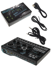 Звуковая микшерная консоль, пульт - усилитель для ПК, Смартфона SX91 Live Sound