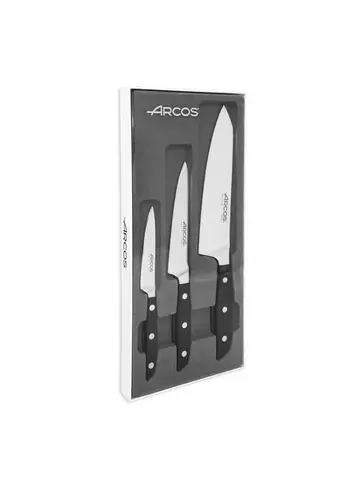 Набор из 3 кухонный ножей с ножницами ARCOS Manhattan арт. 840600