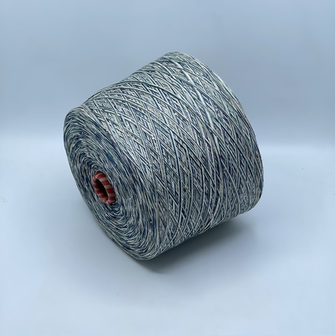 Авторская смотка, 230м, Лен, Полиэстер(пайетка), Хлопок, Полиэстер(люрекс), Мультиколор, 41199