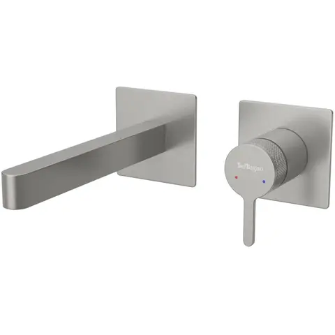 BelBagno DEL2.0-BLVM-IN-W0 Смеситель для раковины встраиваемый с внутренней частью, без донного клапана, сатин