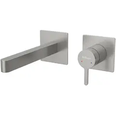 BelBagno DEL2.0-BLVM-IN-W0 Смеситель для раковины встраиваемый с внутренней частью, без донного клапана, сатин фото