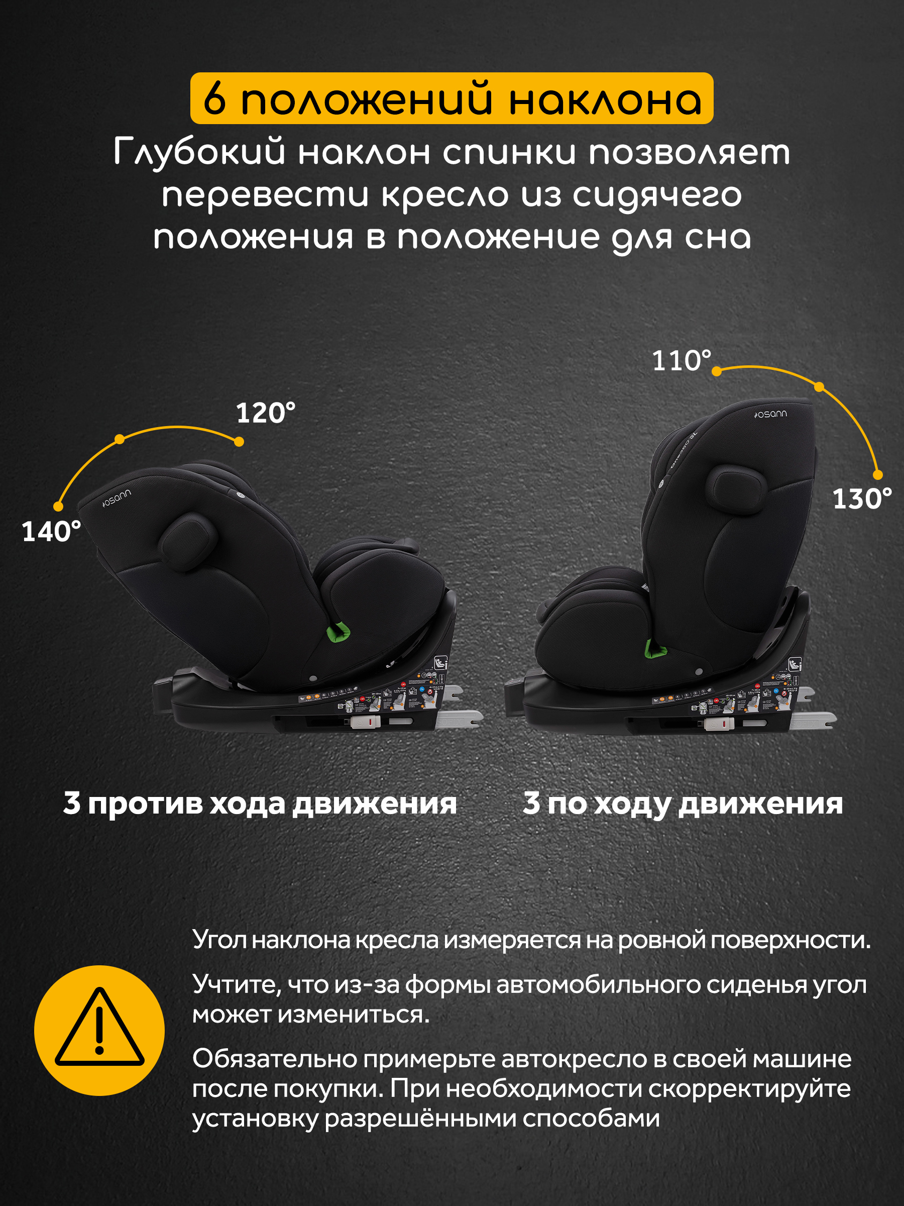 Детское автокресло Osann One360 SL Salt Caramel