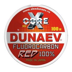 Леска Dunaev Fluorocarbon RED 0.104мм 100м