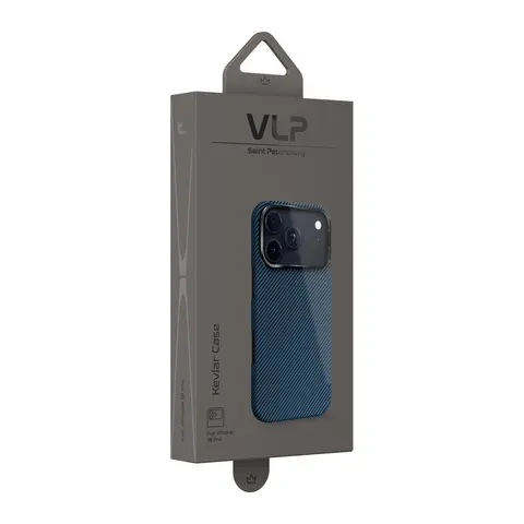 Чехол VLP Kevlar Case iPhone 18 Pro синий