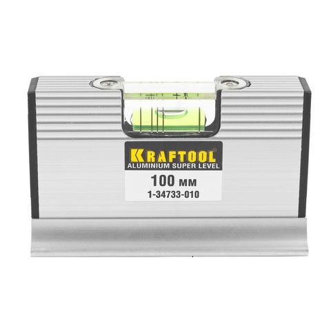 KRAFTOOL ACU-VIEW, 4 в 1, 100 мм, компактный уровень для горизонтальных измерений и уклонов (1-34733-010)