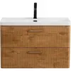 BelBagno Due DUE-800-2C-SO-RN-P Тумба под раковину подвесная, 80x43, цвет: Rovere Nature