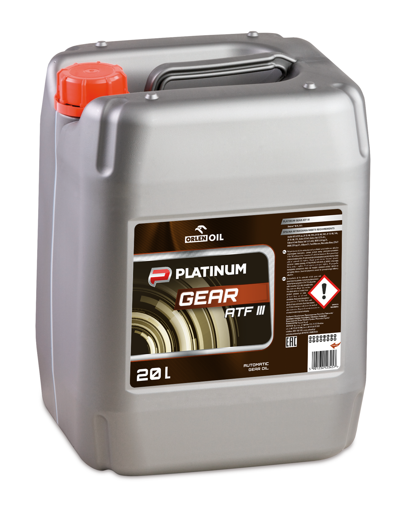 Масло трансмиссионное  Orlen Oil Platinum Gear ATF III hc-синтетическое 1л
