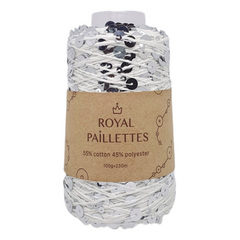 Royal Paillettes (01 cristall - белый кристалл)