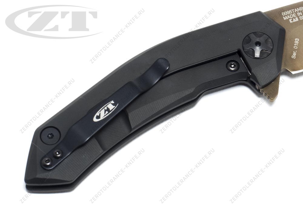 Нож Zero Tolerance 0095TANBLK - фотография 