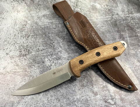 Туристический  нож Corsair AUS-8 StoneWash Орех, Kizlyar Supreme