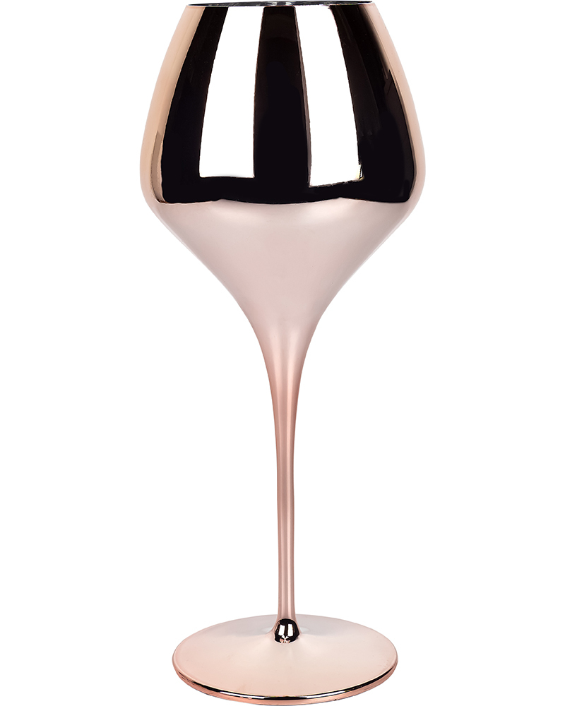 Бокалы Bottega Rose Magnifico Gold  650 мл - 6 шт.