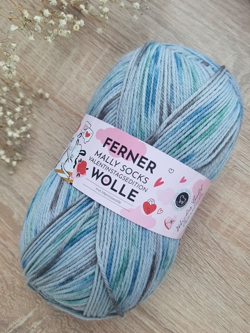 Ferner Wolle Mally Socks Valentinstagsedition 14-23