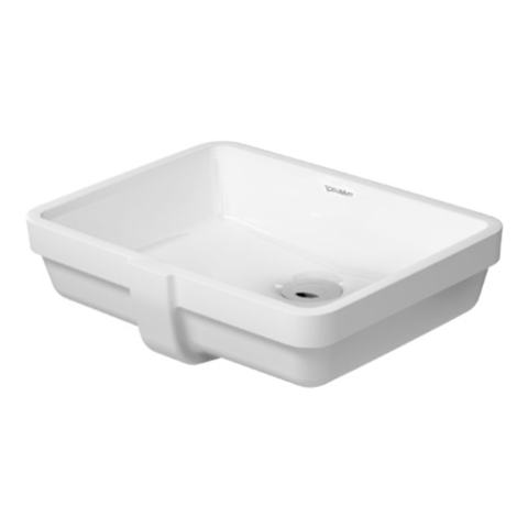 Duravit Vero 330430000 Раковина встраиваемый для встраивания снизу, с перел., без площадки под смес., включая крепление для встраивания в деревянную столешницу