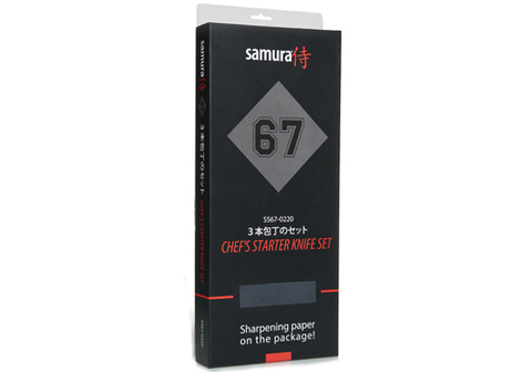 Набор ножей 3 в 1 "Samura 67"