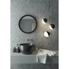 Art&Max AM-NAP-600-DS-F Зеркало с подсветкой, цвет: чёрный фото