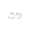 GROHE Essentials Cube 40507001 Держатель туалетной бумаги