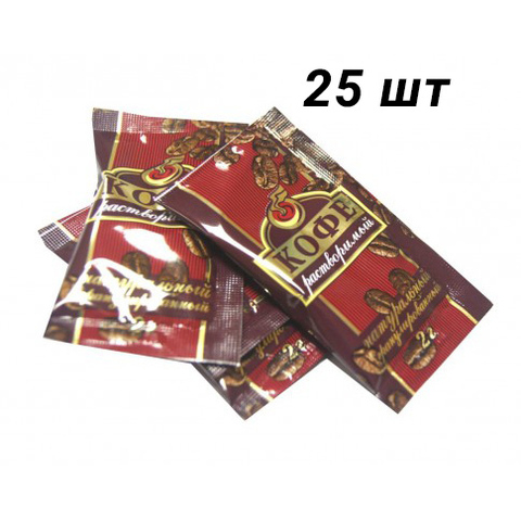 Кофе растворимый, 50г 🔸 25 шт х 2г