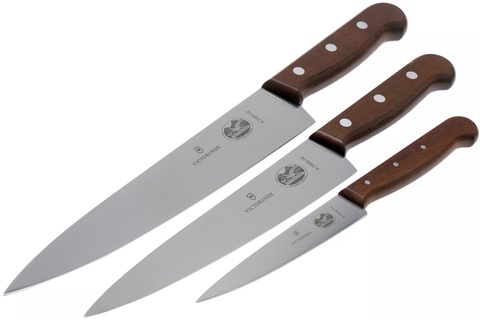 Набор ножей кухонных Victorinox Wood (5.1050.3G) подарочная коробка