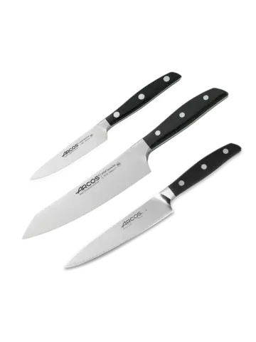 Набор из 3 кухонный ножей с ножницами ARCOS Manhattan арт. 840600