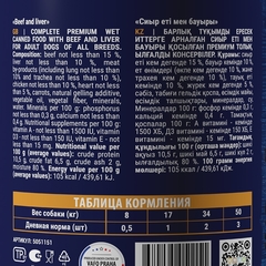 Brit Premium by Nature консервы для взрослых собак всех пород (говядина и печень) 850 гр