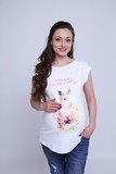 Футболка для беременных 08666 белый