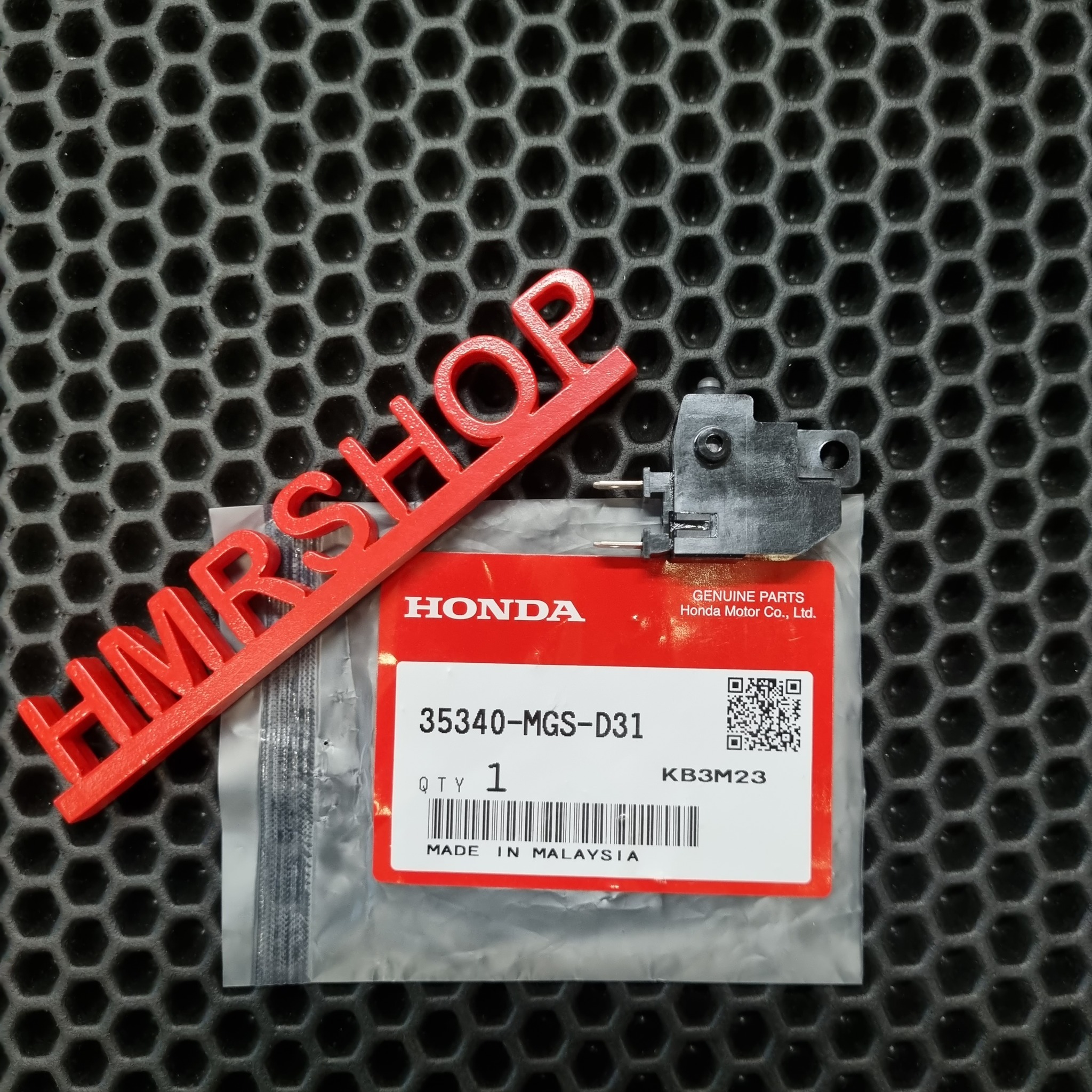 Honda Микровыключатель тормоза (микрик) 35340-MGS-D31