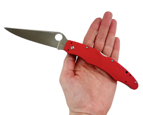 Складной нож КОП-01, сталь D2, G10, красный, kop-red